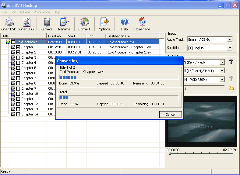 Ace DVD Backup SE v1.2.26