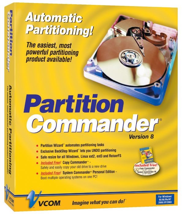 VCOM Partition Commander v9.10