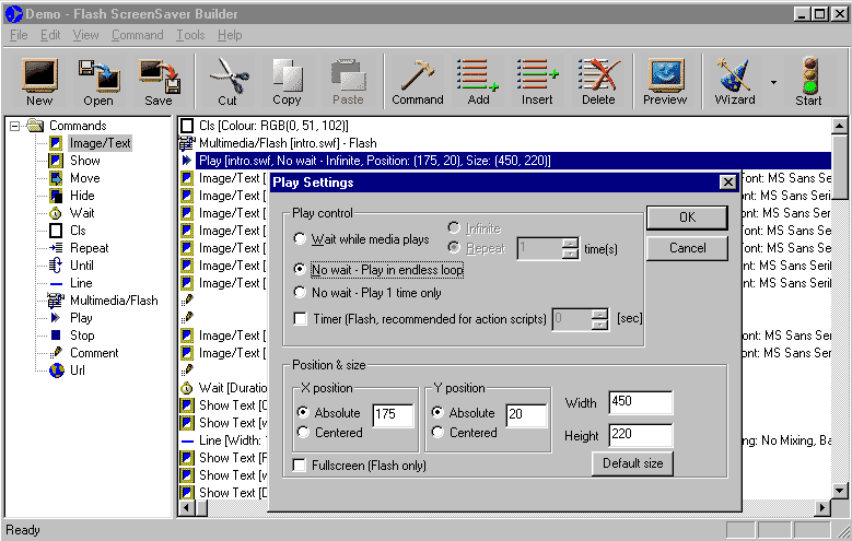 Flash Screensaver Builder v4.12