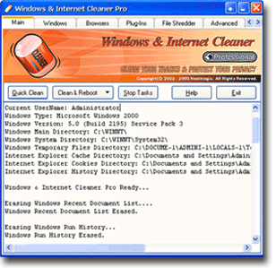 Windows & Internet Cleaner Pro v5.97