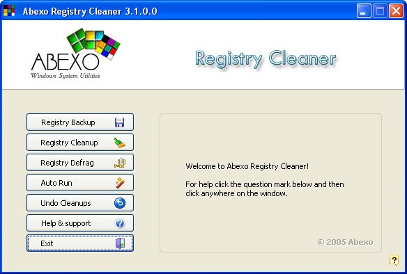 Abexo Registry Cleaner v5.3.5