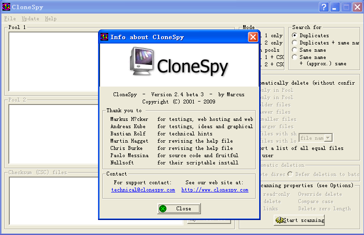 CloneSpy(重复文件清理软件) v3.50