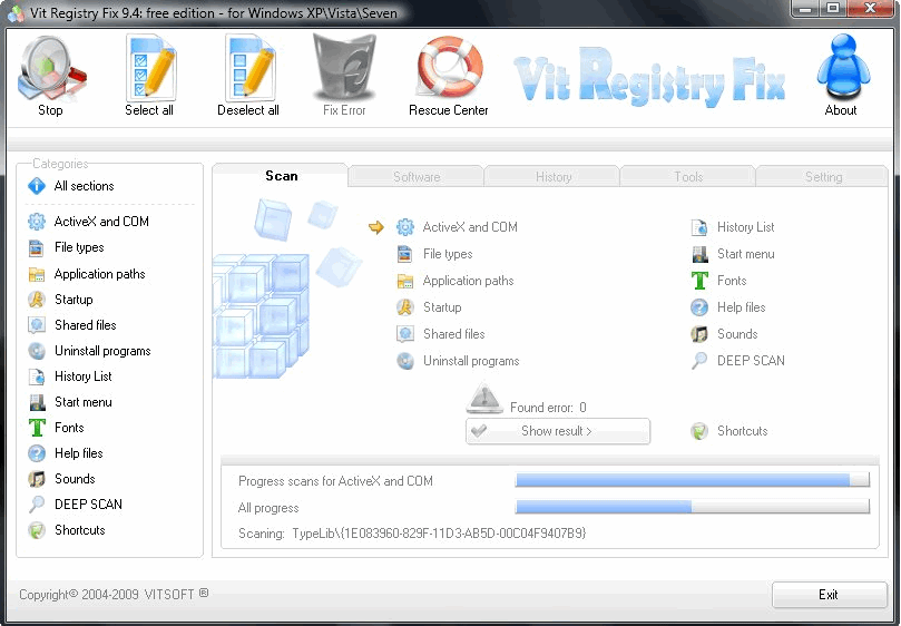 Vit Registry Fix Free Edition v9.5.0.5