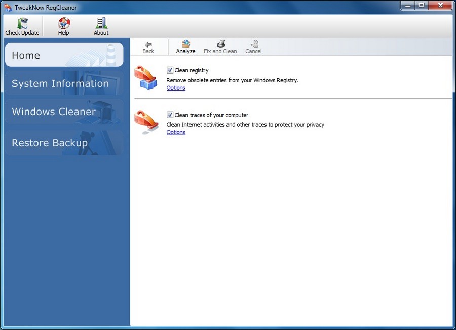 TweakNow RegCleaner v7.3.10