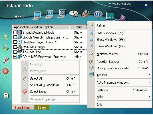 Taskbar Hide v1.64