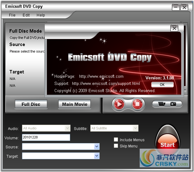Emicsoft DVD Copy v3.1.14