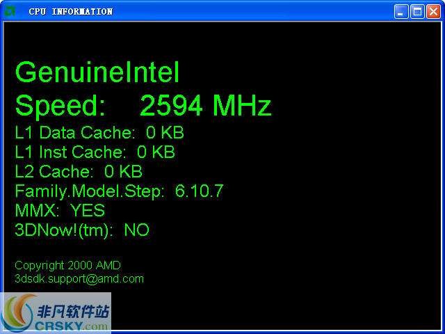 AMD CPU Information Display Utility v1.4