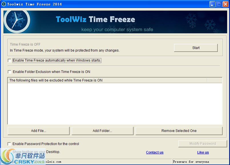 Toolwiz Time Freeze v4.3.1.5005