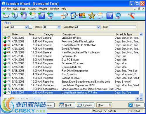 Schedule Wizard 2003 v3.43.601
