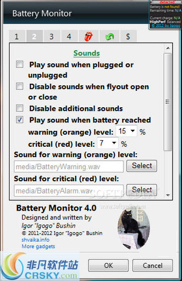 Battery Monitor(笔记本电池监控) v8.14