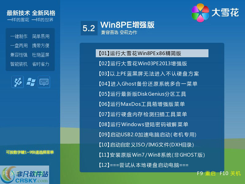 大雪花U盘启动制作工具 v5.2.8