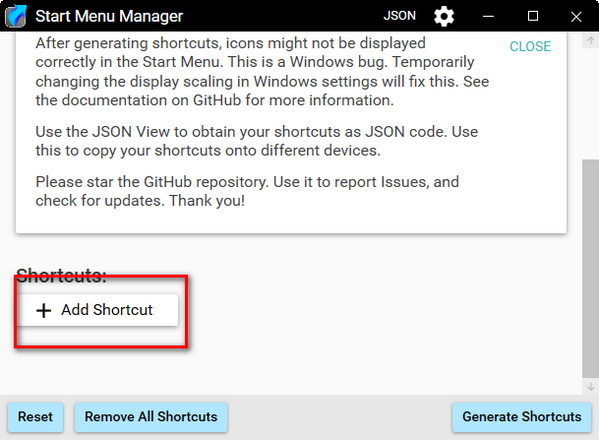 Start Menu Manager(开始菜单栏设置) v1.4