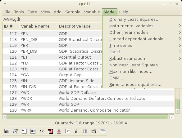 gretl(计量经济分析软件) v2024