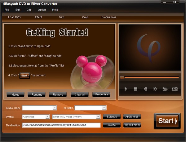 4Easysoft DVD to iRiver Converter(DVD视频转换工具) v3.2.24