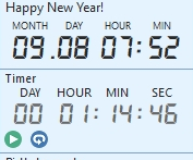 电脑倒计时器桌面工具 v5.1.3