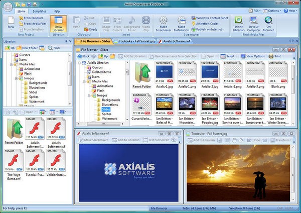 Axialis Screensaver Producer(屏幕保护工具) v4.24