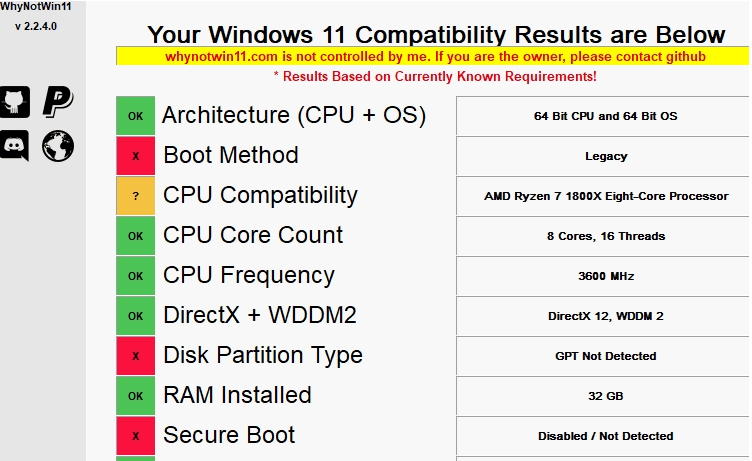 Windows11检测工具中文汉化版 v1.3