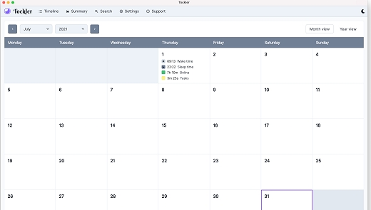 Tockler(电脑程序使用时间记录) v3.19.13