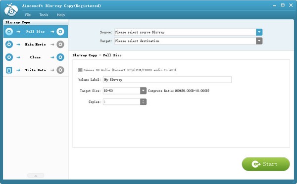 Aiseesoft Blu-ray Copy(蓝光光盘刻录工具) v7.0.23