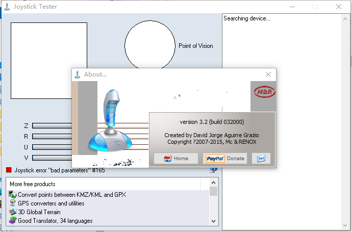 Joystick Tester(游戏手柄测试工具) v3.2.6