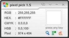Pixel Pick(取色工具) v1.11