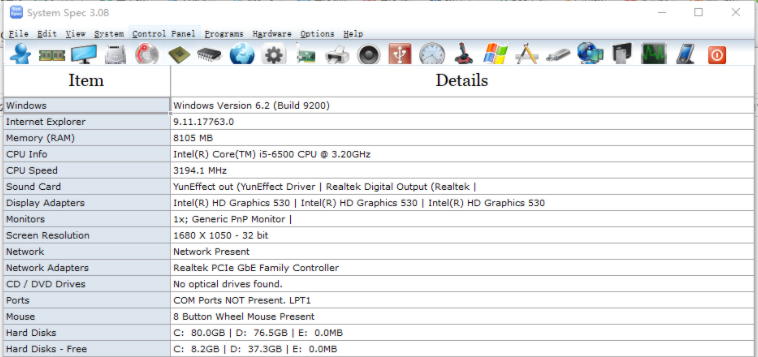 SystemSpec(系统检测) v3.11