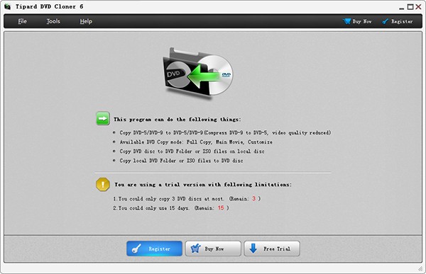 Tipard DVD Cloner(DVD刻录工具) v6.2.59