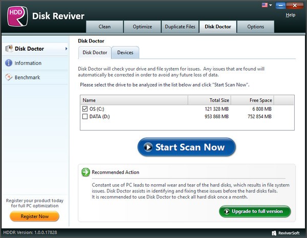 Disk Reviver(硬盘清理工具) v1.0.0.18399