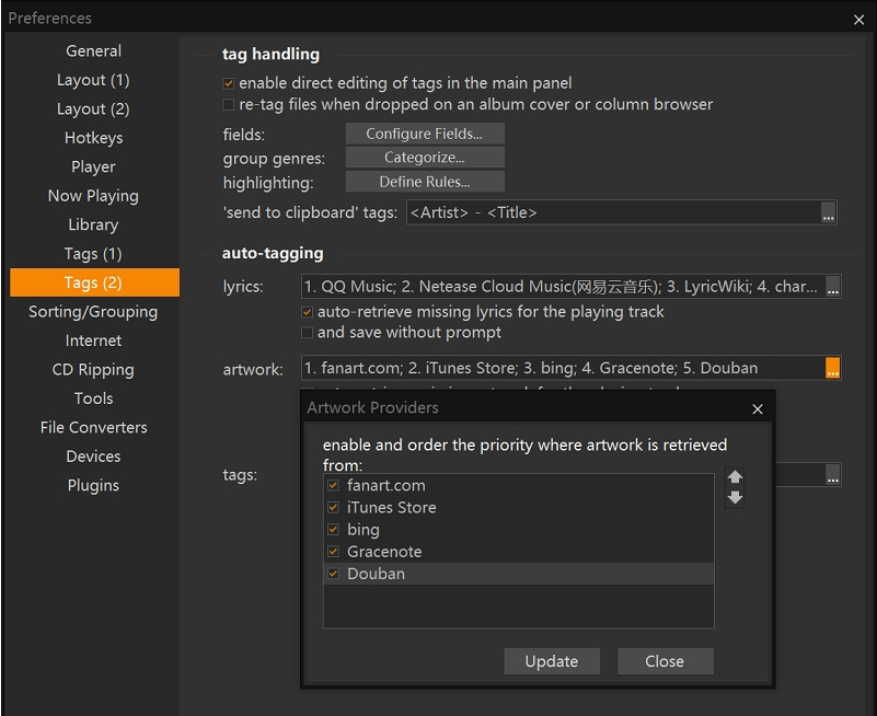 MusicBee专辑封面搜索插件 v1.1.3