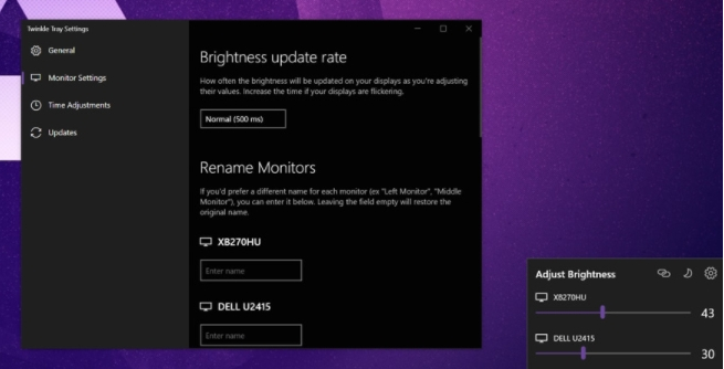 Twinkle Tray调节亮度软件 v1.15.5