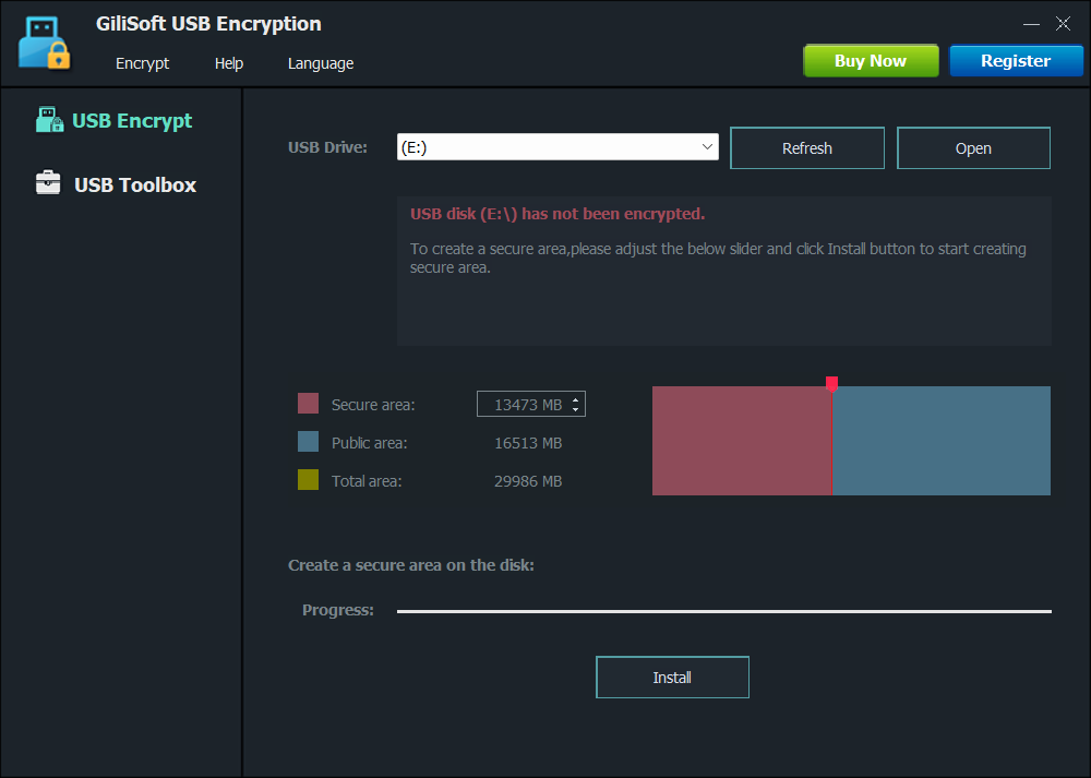 GiliSoftUSBStickEncryption v12.4.0.1