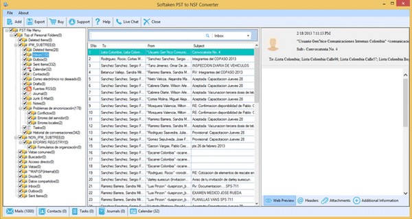 Softaken PST to NSF Converter(PST转NSF转换器) v1.6 