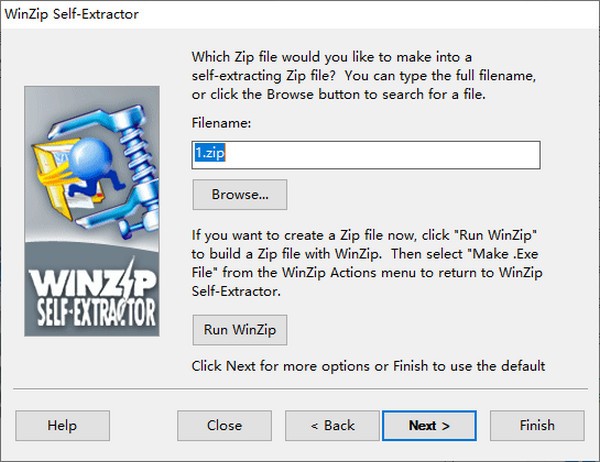 WinZip Self-Extractor(文件解压工具) v4.6 