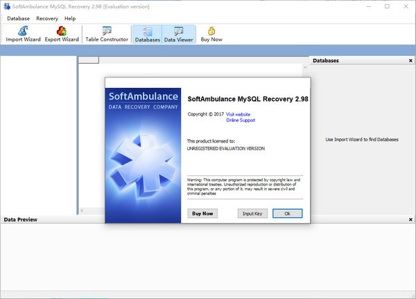 SoftAmbulance MySQL Recovery(MySQL恢复软件) v2.102 