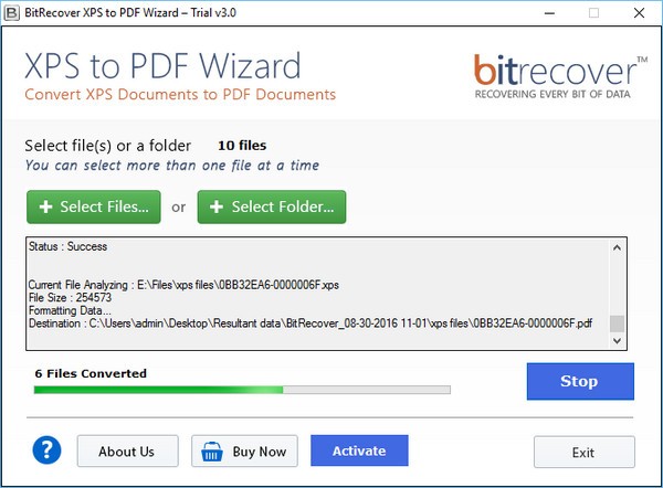 BitRecover XPS to PDF Wizard(XPS转PDF转换工具) v3.1.5 