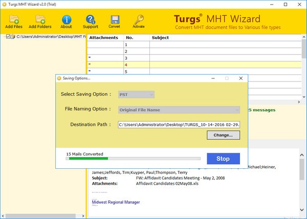 Turgs MHT Wizard(MHT文件转换工具) v2.0.6 