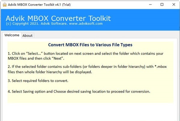 Advik MBOX Converter Toolkit v4.5 